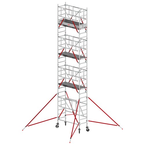 Altrex Klappgerüst RS Tower 54 Alu Holz-Plattform 0,75x1,85m mit Safe-Quick 8,8m AH