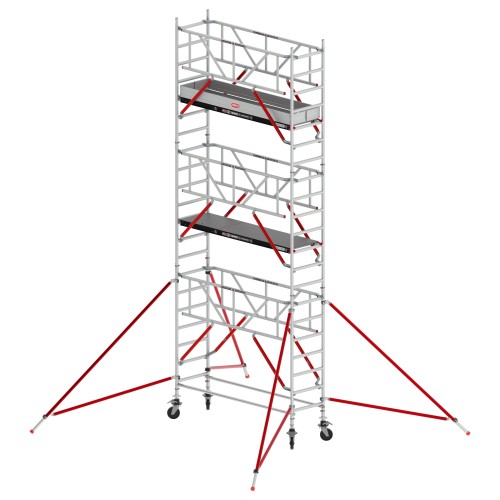 Altrex Fahrgerüst RS Tower 51-S Safe-Quick Aluminium mit Holz-Plattform 7,20m AH 0,75x2,45m