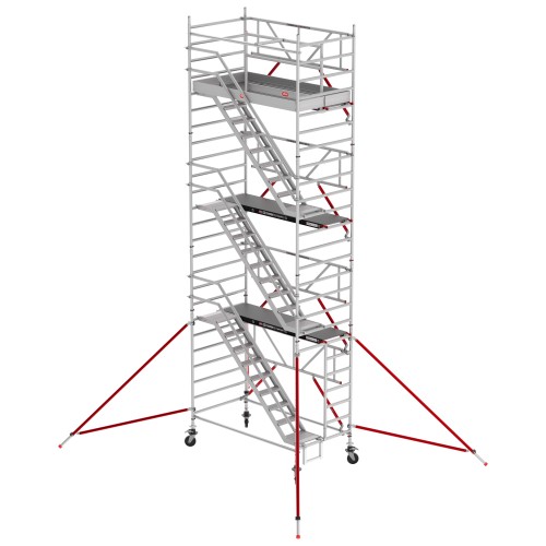 Altrex Treppengerüst RS Tower 53-S Aluminium Safe-Quick mit Holz-Plattform 8,20m AH 1,35x2,45m