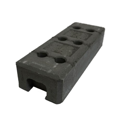 Bauzaunfuß aus Beton