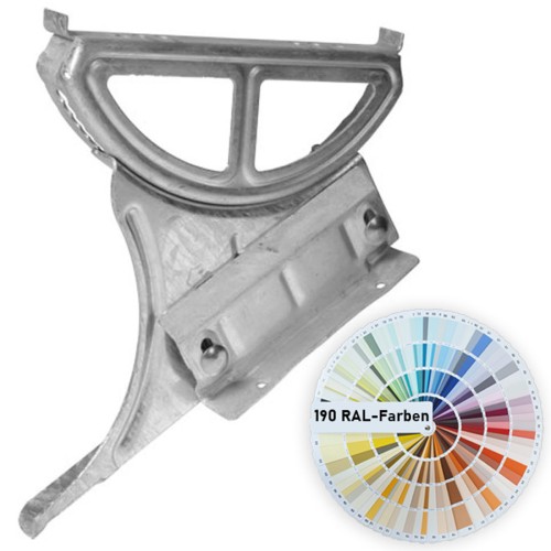 Laufroststütze für Blechdach / Stehfalzdach 15-55°, verzinkt