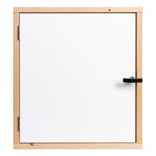 Dolle Kniestocktür F30 mit Massivholzrahmen 100x70x11,5cm U-Wert 0,96W/m²·K