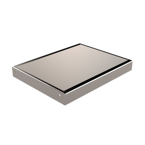 Eichenwald Plattform für Pooltreppe Modell 08 Miami Material Waffelblech