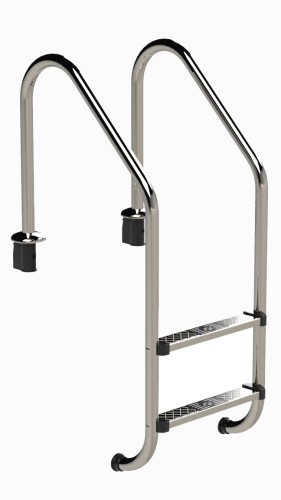 Eichenwald Poolleiter Modell 56 Tiefbeckenleiter weite Ausladung Leiterlänge 694mm 2 Stufen