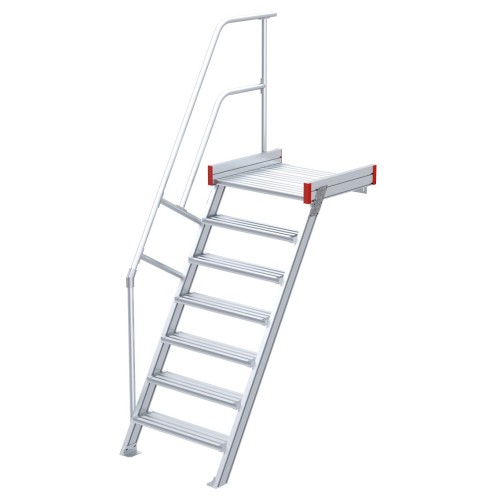 Euroline 511 Podesttreppe 60° 600mm Stufenbreite 7 Stufen