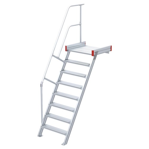 Euroline 511 Podesttreppe 60° 600mm Stufenbreite 8 Stufen