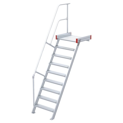 Euroline 511 Podesttreppe 60° 600mm Stufenbreite 9 Stufen