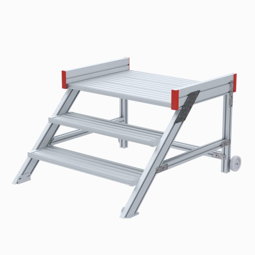 Euroline 514 Anstieg 45° 1000mm Stufenbreite 3 Stufen Alu gerieft