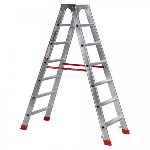 Euroline Premium 30577 Stufenstehleiter 2x7 Stufen