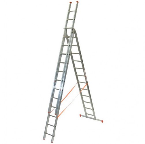 Facal Mehrzweckleiter 3-teilig GENIA S300 3x12 Sprossen