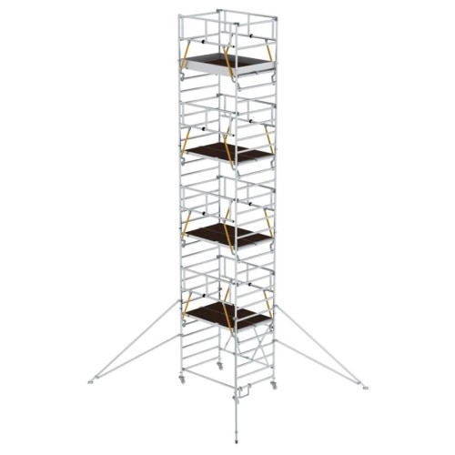 MUNK Klappgerüst SG 1,35x2,45m mit Ausleger und Sicherheitsgeländer 9,96m AH