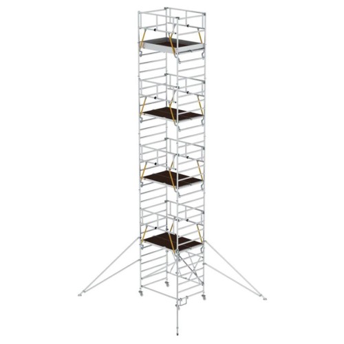 MUNK Klappgerüst SG 1,35x2,45m mit Ausleger und Sicherheitsgeländer 11,08m AH