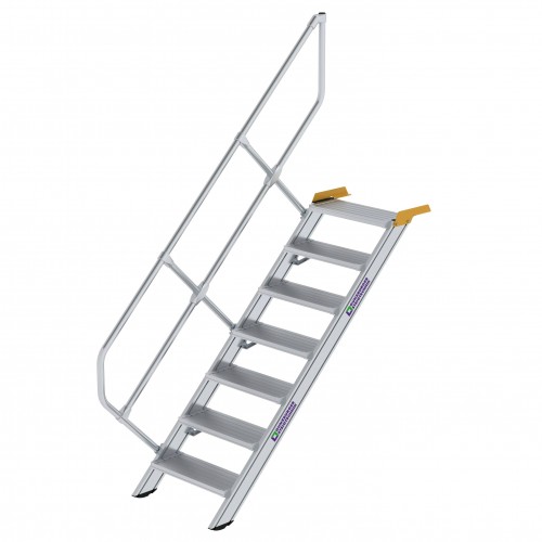 MUNK Treppe 45°  inkl. einen Handlauf, 600mm Stufenbreite, 7 Stufen