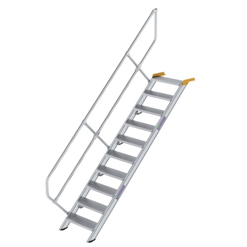 MUNK Treppe 45°  inkl. einen Handlauf, 600mm Stufenbreite, 10 Stufen