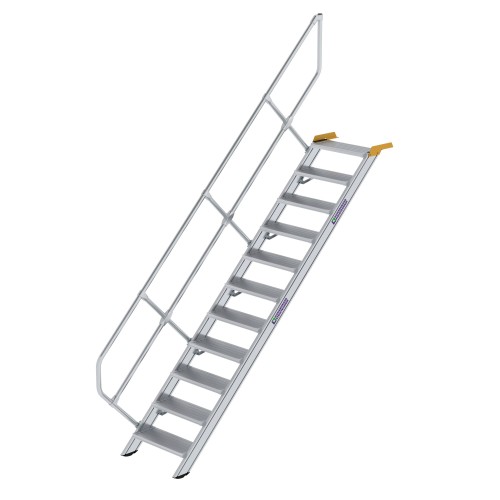 MUNK Treppe 45°  inkl. einen Handlauf, 600mm Stufenbreite, 11 Stufen