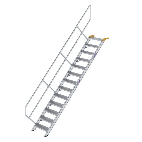 MUNK Treppe 45°  inkl. einen Handlauf, 600mm Stufenbreite, 13 Stufen