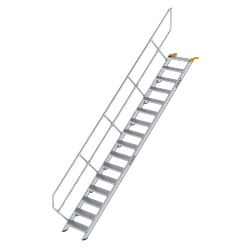 MUNK Treppe 45°  inkl. einen Handlauf, 600mm Stufenbreite, 16 Stufen