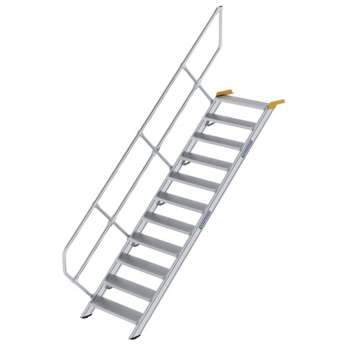 MUNK Treppe 45°  inkl. einen Handlauf, 800mm Stufenbreite, 11 Stufen