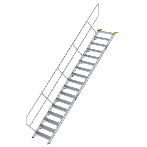 MUNK Treppe 45°  inkl. einen Handlauf, 800mm Stufenbreite, 17 Stufen