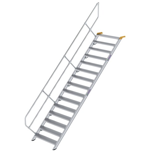 MUNK Treppe 45°  inkl. einen Handlauf, 1000mm Stufenbreite, 15 Stufen