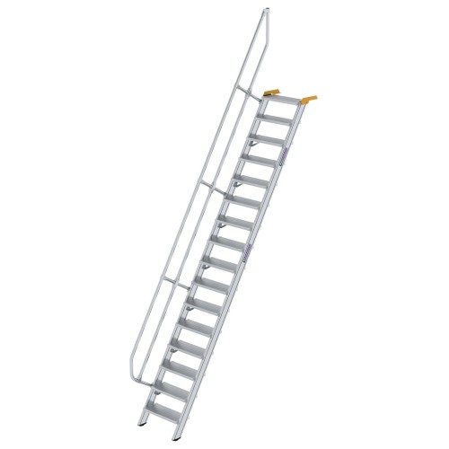 MUNK Treppe 60°  inkl. einen Handlauf, 600mm Stufenbreite, 16 Stufen