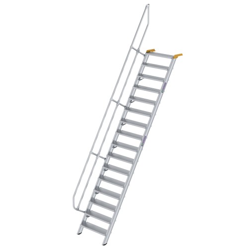 MUNK Treppe 60°  inkl. einen Handlauf, 800mm Stufenbreite, 16 Stufen