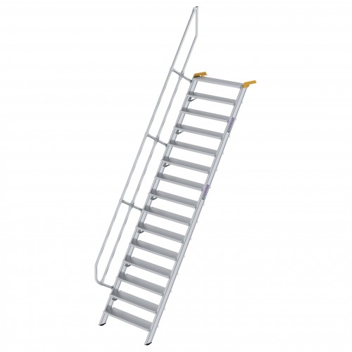 MUNK Treppe 60°  inkl. einen Handlauf, 1000mm Stufenbreite, 15 Stufen