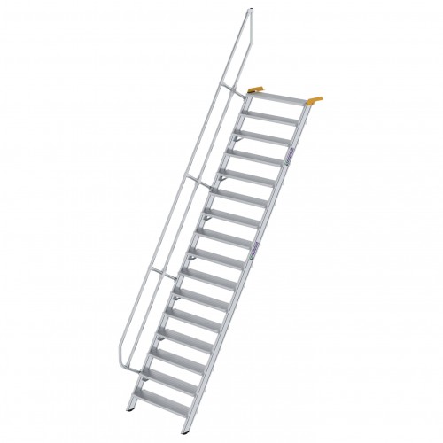 MUNK Treppe 60°  inkl. einen Handlauf, 1000mm Stufenbreite, 17 Stufen