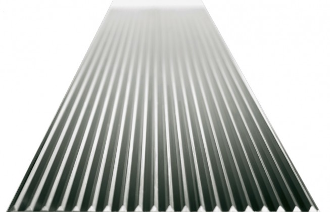 Günzburger Stufenbelag Aluminium stark geriffelt 800mm Stufenbreite, 200mm Stufentiefe, Mehrpreis