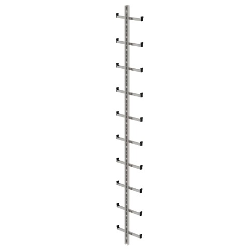 MUNK Einholmleiter Edelstahl V4A Länge 2,80m