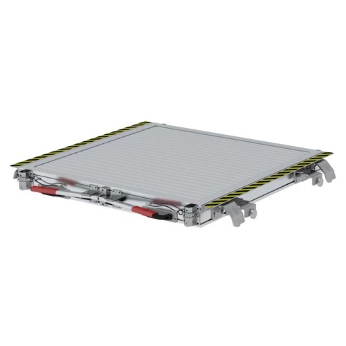 Munk Gleispodest fahrbar Alu geriffelt R9