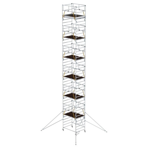 MUNK Klappgerüst SG 1,35x2,45m mit Ausleger und Sicherheitsgeländer 13,88m AH