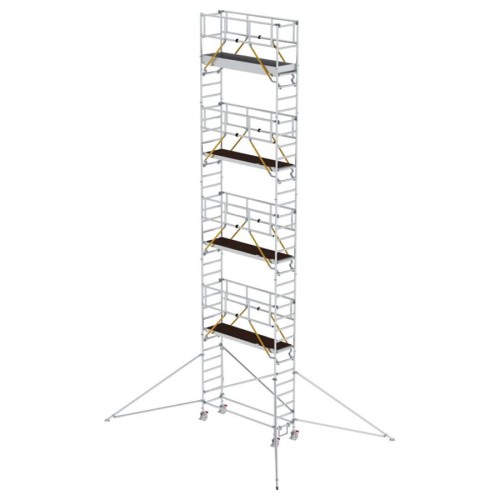 MUNK Rollgerüst SG mit Ausleger 0,75x2,45m Plattform 11,51m AH