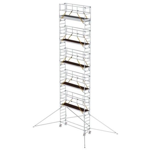 MUNK Rollgerüst SG mit Ausleger 0,75x3,00m Plattform 12,35m AH