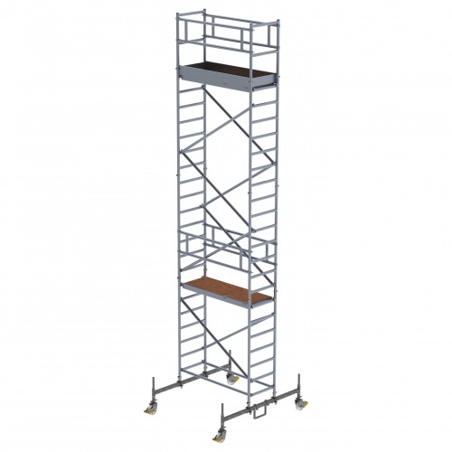Munk Rollgerüst mit Fahrbalken 0,75x1,80m Plattform, 8,50m AH