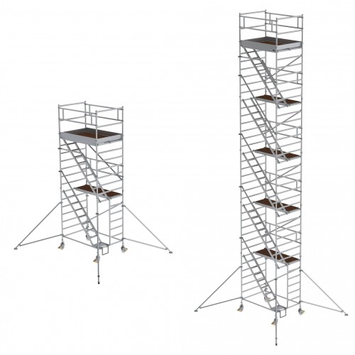 MUNK Rollgerüst mit Schrägaufstiegen