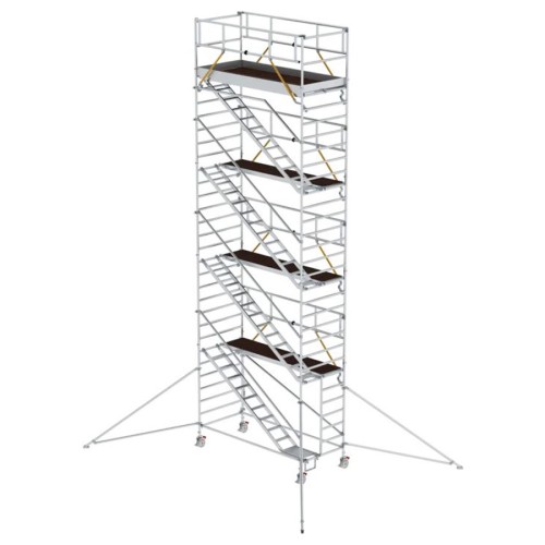 MUNK Rollgerüst SG mit Schrägaufstiegen 1,35x3,00m und Ausleger 10,39m AH