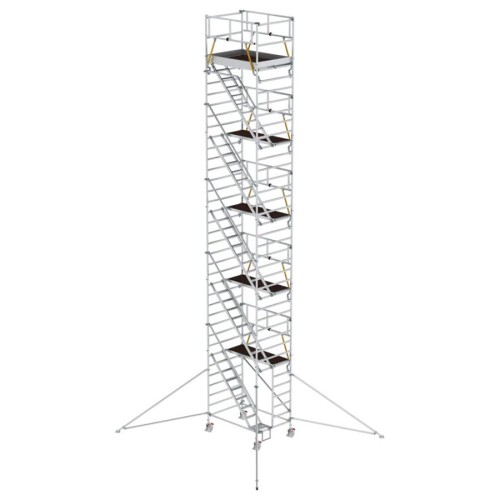 MUNK Rollgerüst SG mit Schrägaufstiegen 1,35x1,80m und Ausleger 12,35m AH