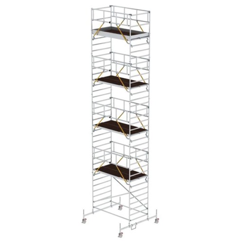 MUNK Rollgerüst SG mit Doppelplattform 1,35x2,45m Plattform 11,70m AH