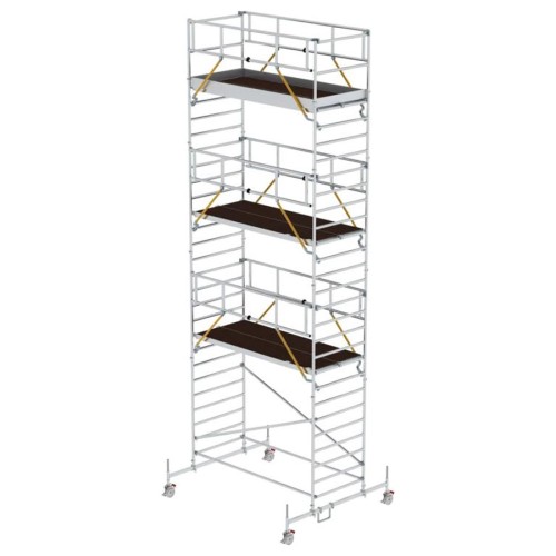 MUNK Rollgerüst SG mit Doppelplattform 1,35x3,00m Plattform 9,74m AH