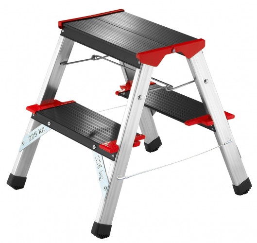 Hailo ChampionsLine L90 225 Klapptritt 2x2 Stufen