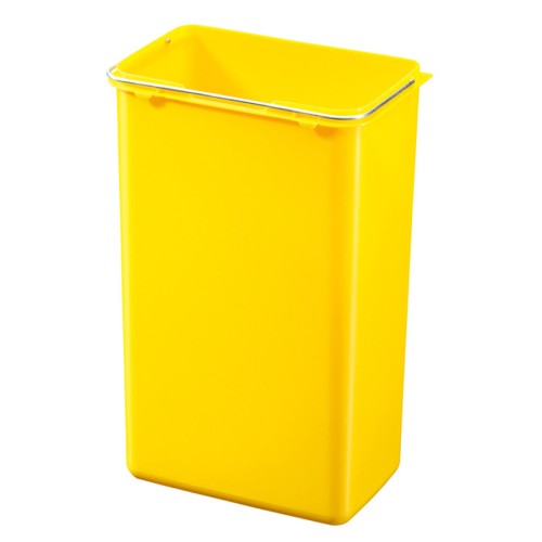 Hailo Inneneimer 9l aus Kunststoff gelb für Trento, Öko, Öko Plus