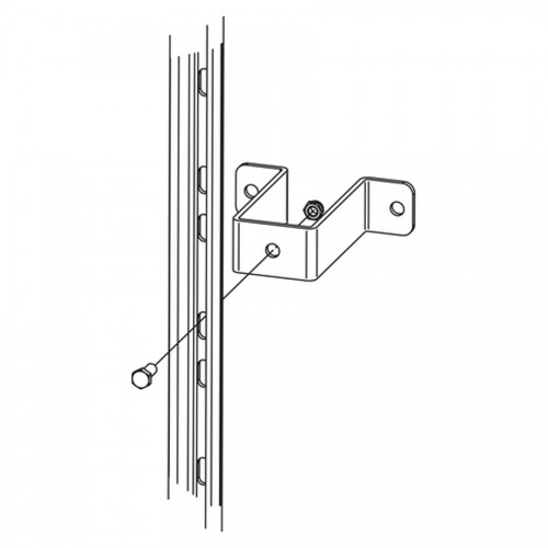 Hailo H-50 Halterung an Wand mit 150mm Wandabstand aus Edelstahl