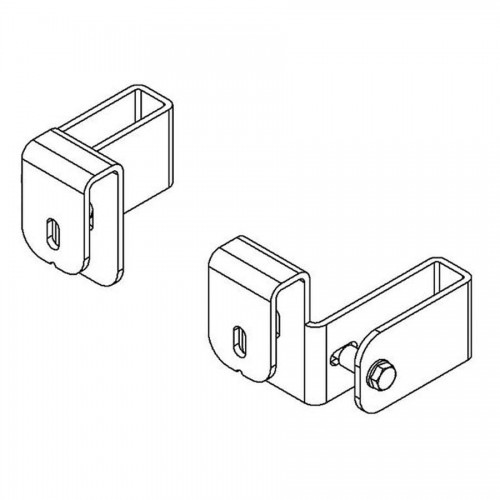 Hailo Haken mit Holmumfassung für Schachtleitern mit 40x20mm Holmabmessung