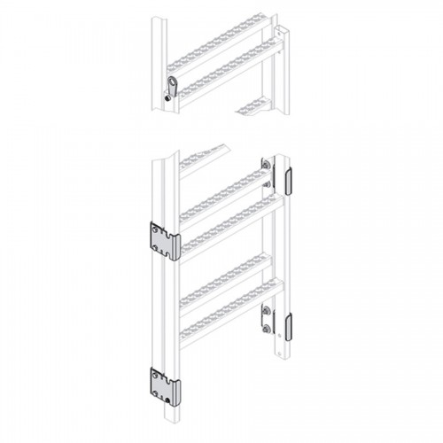 Hailo Schiebebeschlagset für Holm 40x20mm