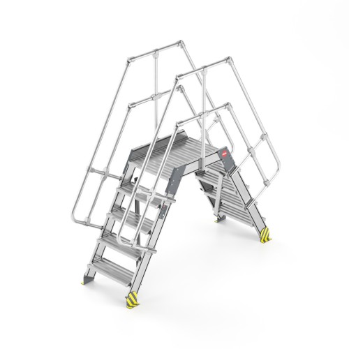 Hailo Überstieg stationär Neigung 45° Stufenbreite 1000mm 10 Stufen