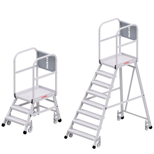 Hymer Podesttreppe R13 fahrbar einseitig begehbar 3-8 Stufen