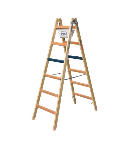 Iller Breitsprossen Stehleiter Professional ERGO 2x4 Sprossen