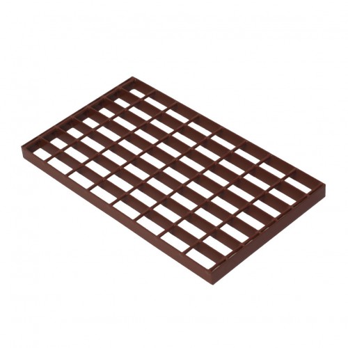 Laufrost, Trittrost 42x25cm, rotbraun