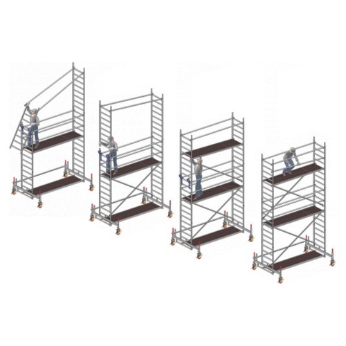 Layher Nachrüstset P2 für Gerüst Uni Standard 1401.101